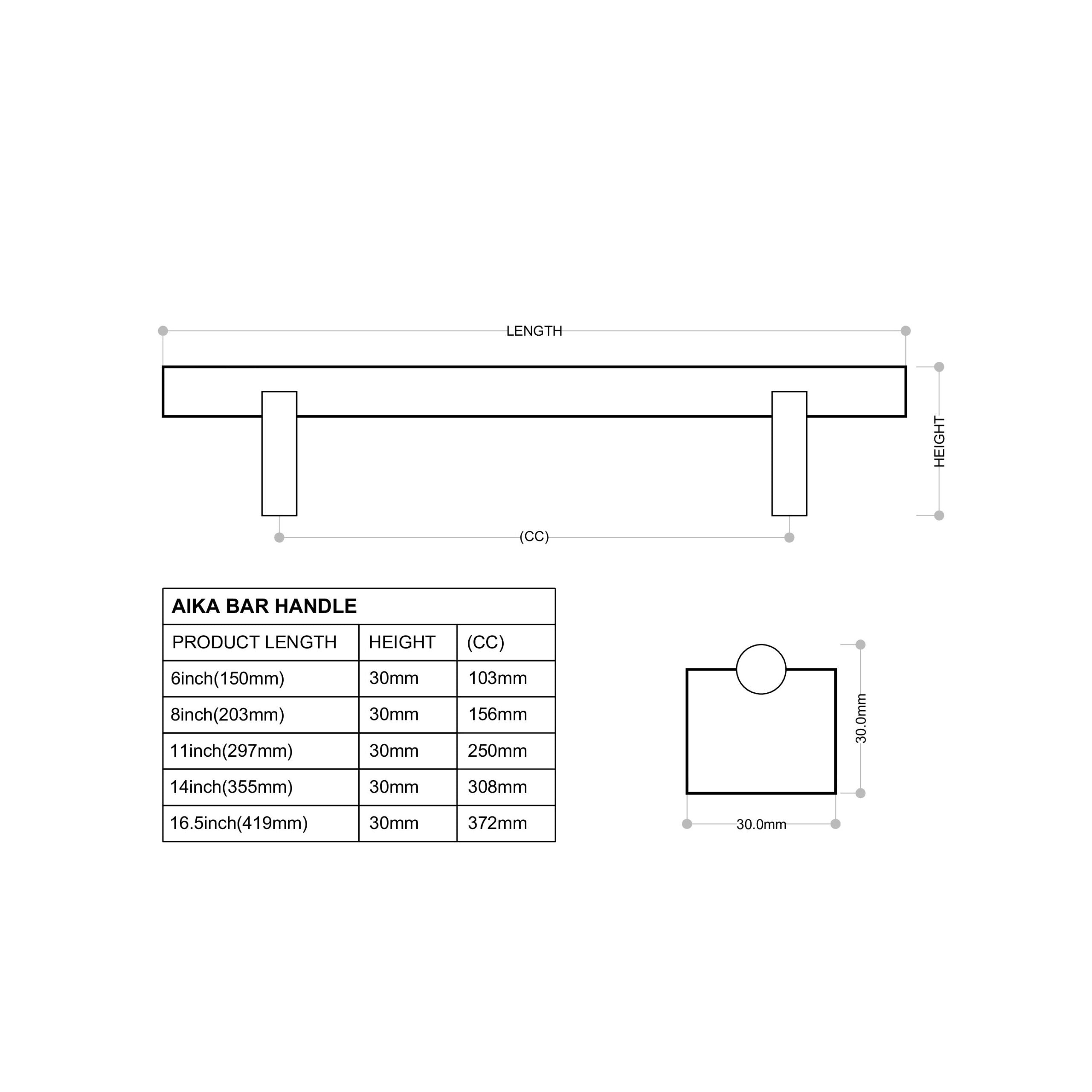 Aika Bar Handle