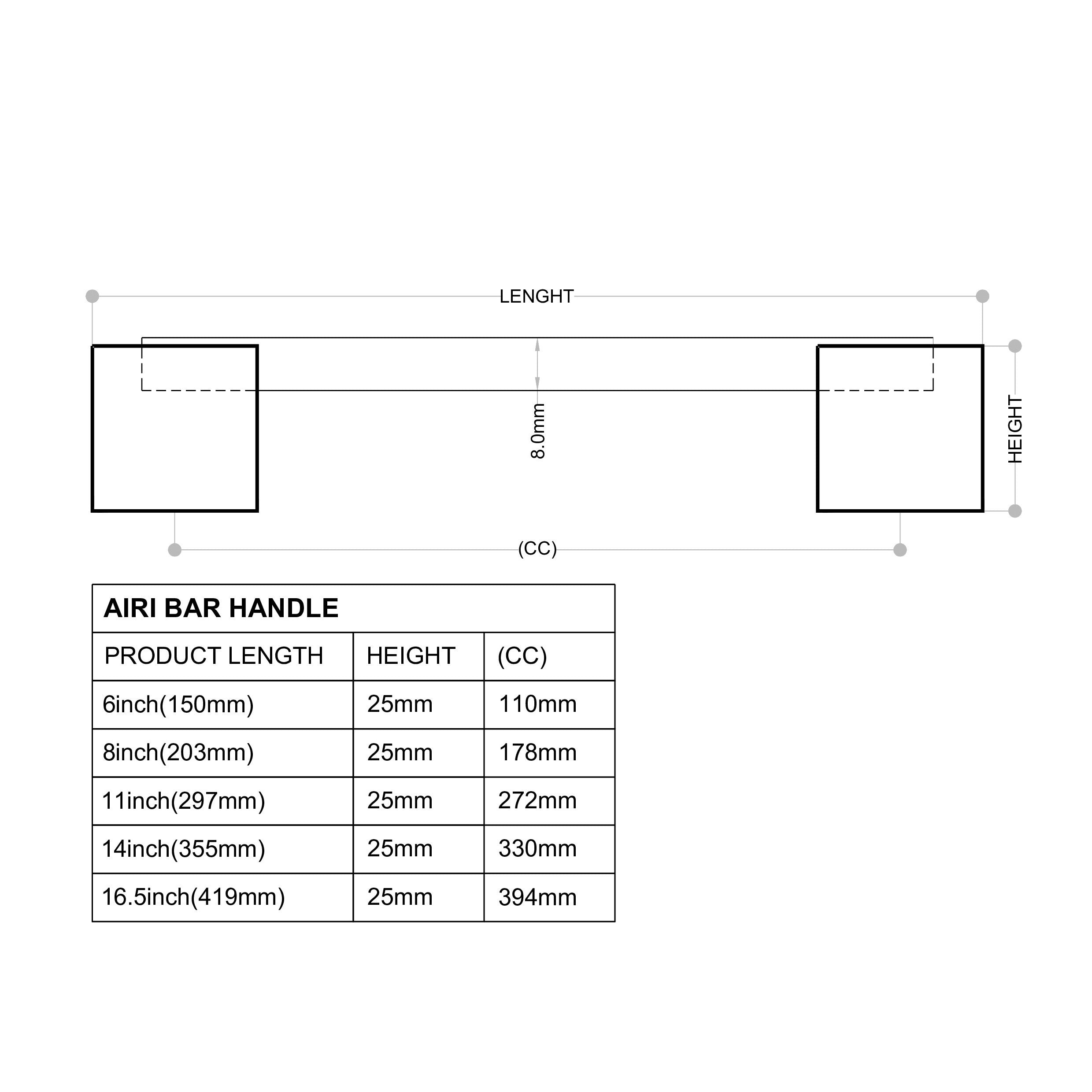 Airi Bar Handle